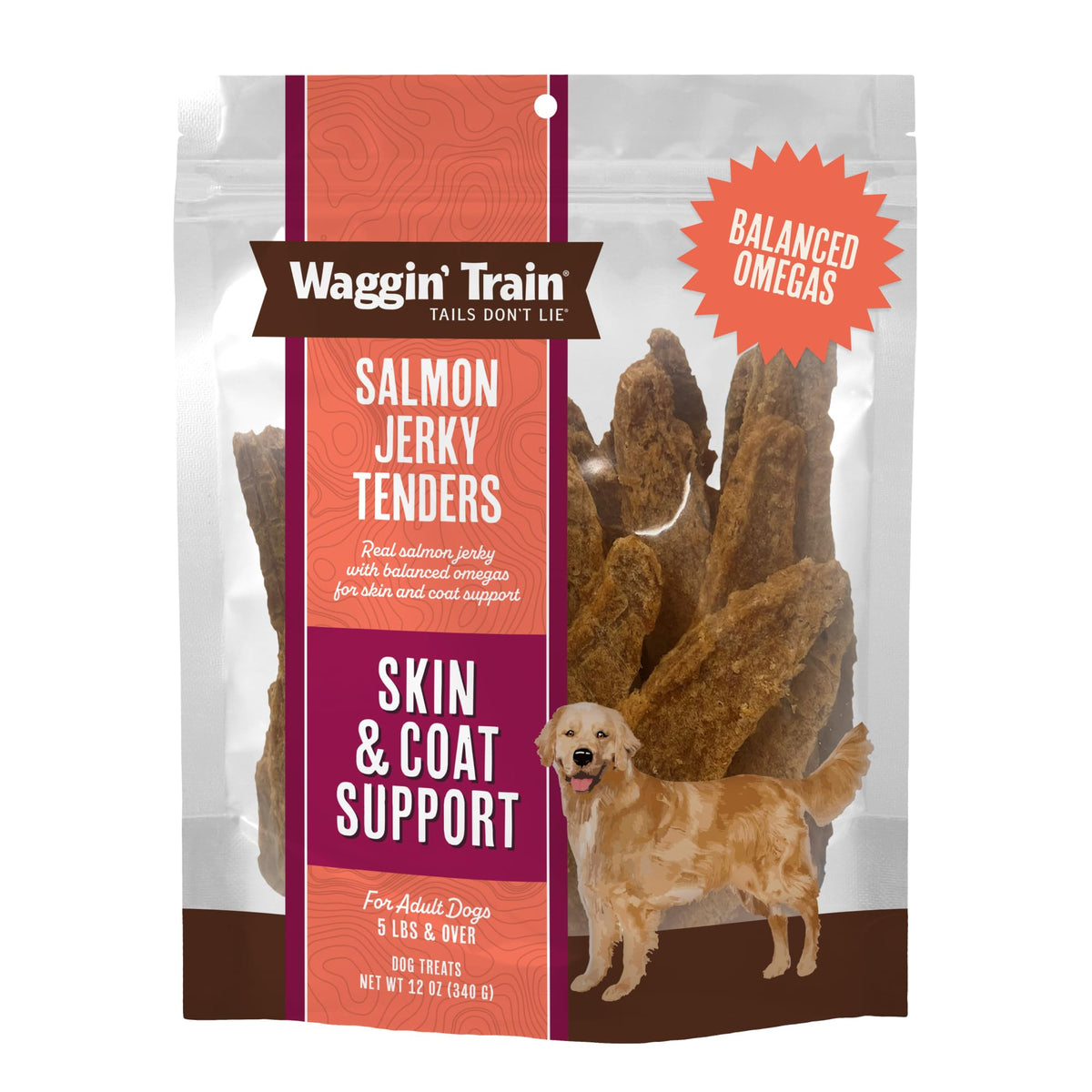 Salmon Jerky Dog Treats 12 oz B8496