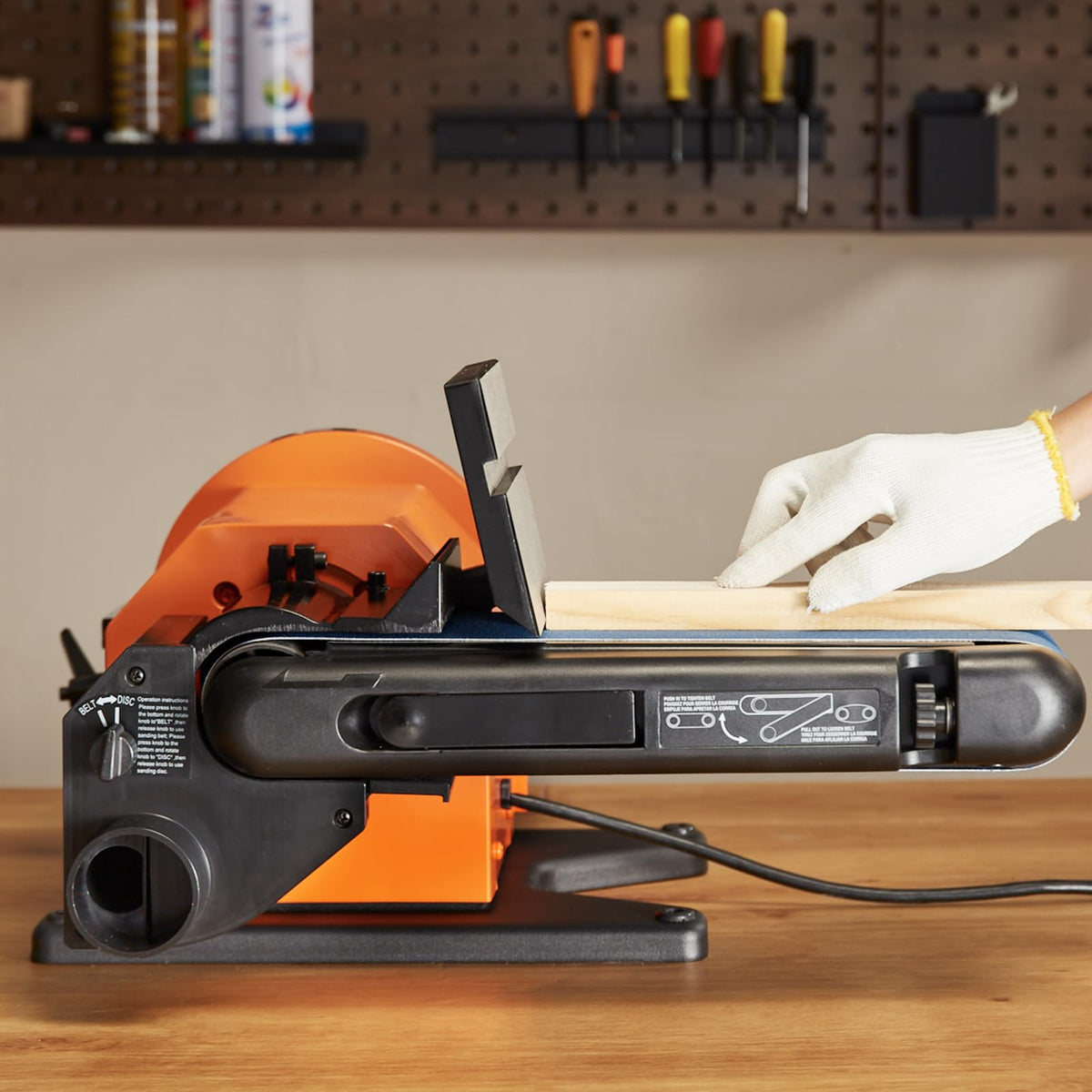 8" Disc and 4" x 36" Belt Sander with 5A Induction Motor R539