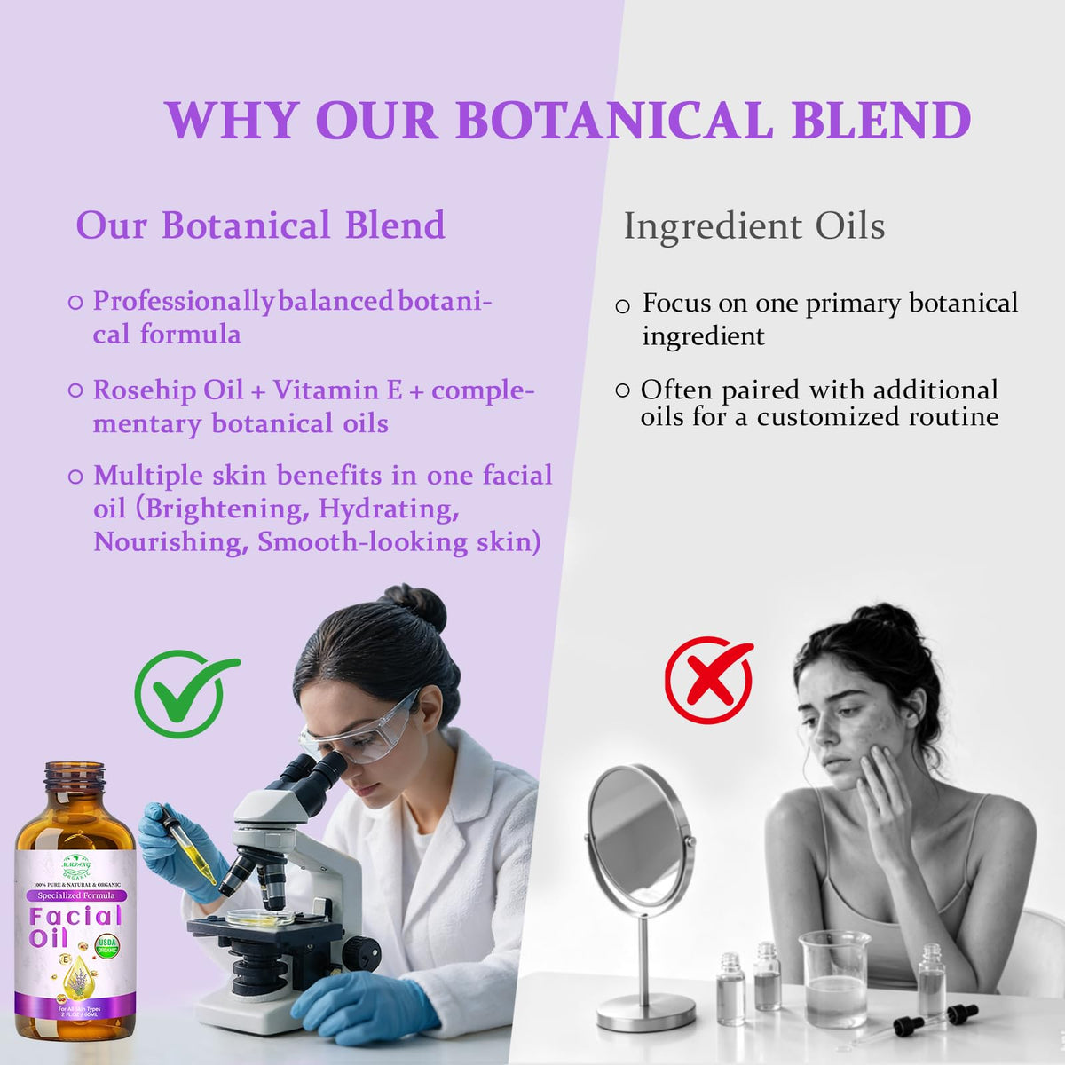 Organic Rosehip Facial Oil F7184