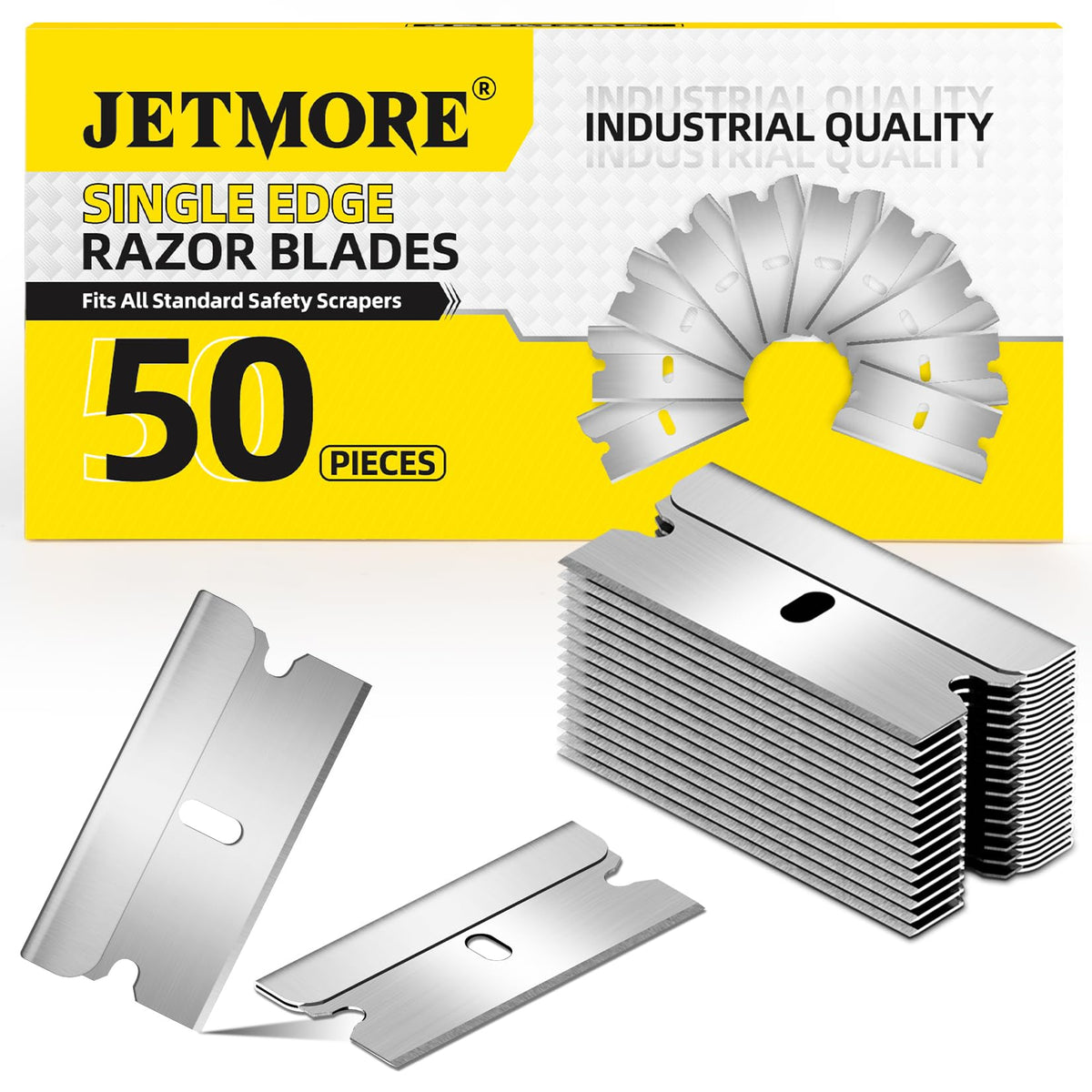 50 Pack Single Edge Razor Blades I8349