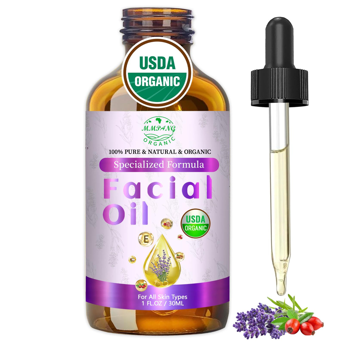 Organic Rosehip Facial Oil F7184