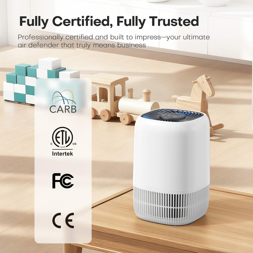 White High Efficiency Filter Air Purifier C95582