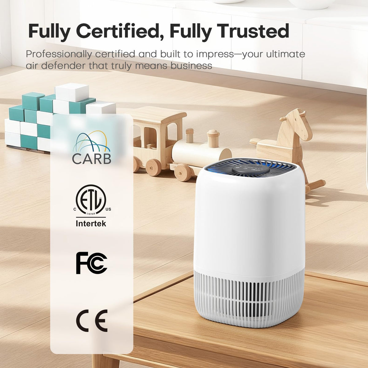 White High Efficiency Filter Air Purifier C95582