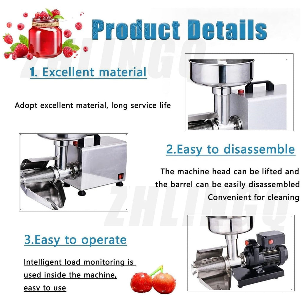 450W Stainless Steel Electric Food Mill T58592