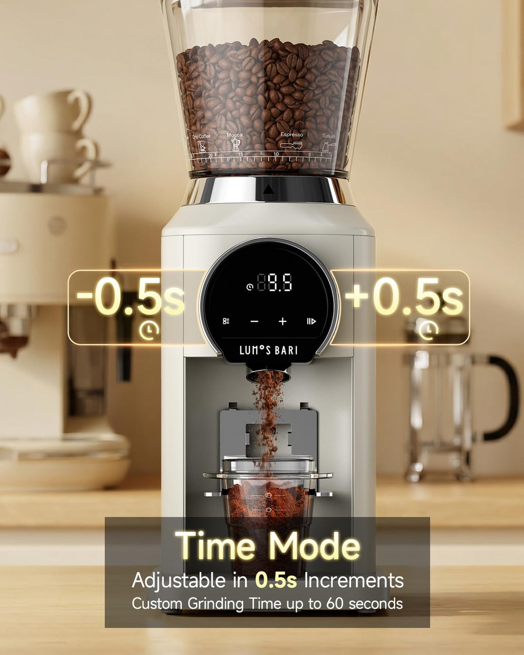 Conical Burr Coffee Grinder, 34 Settings P6459