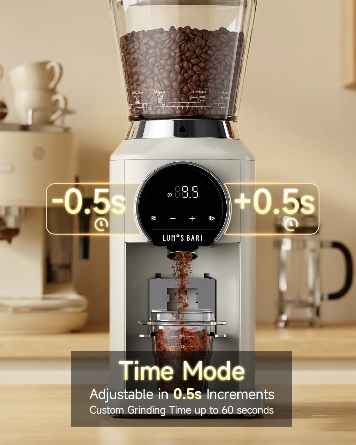 Conical Burr Coffee Grinder, 34 Settings P6459