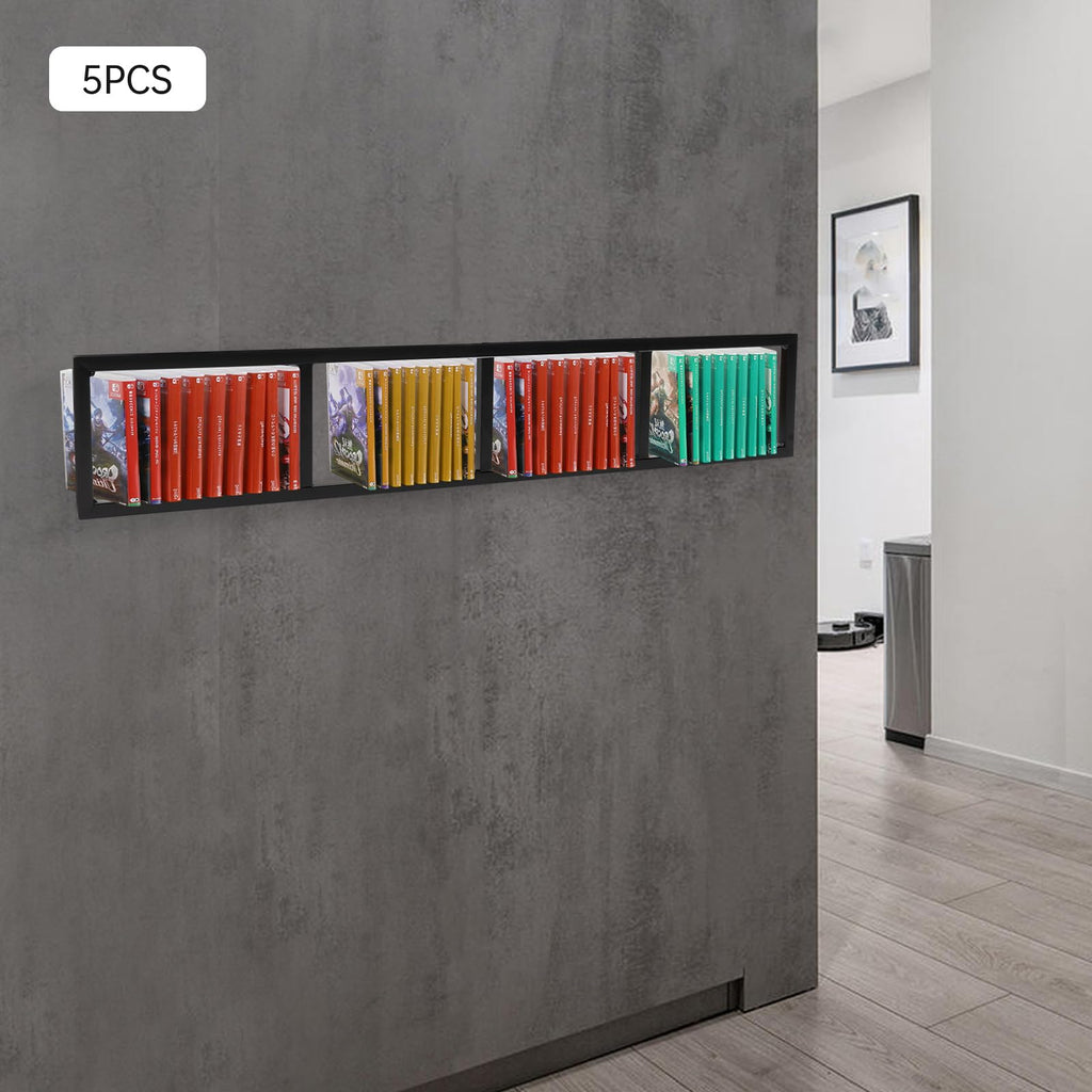 Black 5Pcs CD Racks W5865