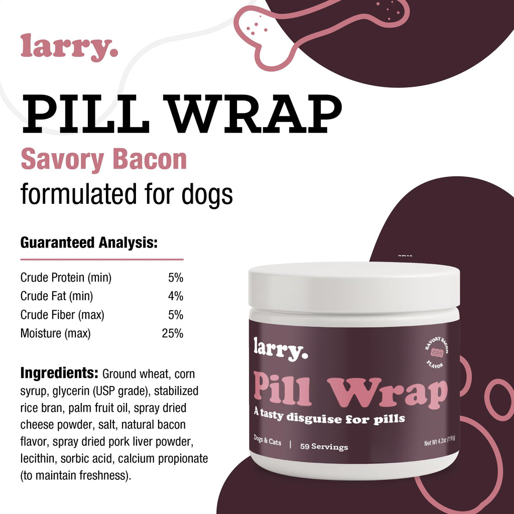 Pill Wrap Dogs Hide Medication Pockets 4.2 oz V1913