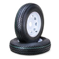 Trailer Tire Wheel ST205/75D15 6PR 101L 5X4.5 White Spoke Pk2 O72928