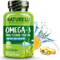 Omega 3 Fish Oil Supplement 1100mg 120 Softgels Z980696