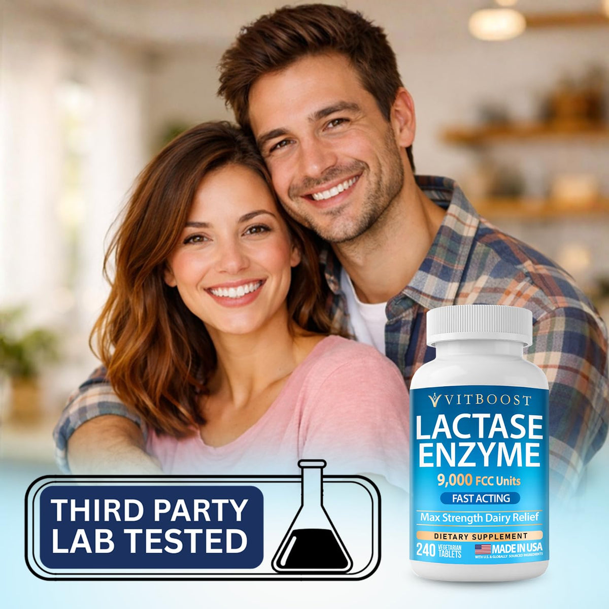Lactase Enzyme 240 Tablets U59876