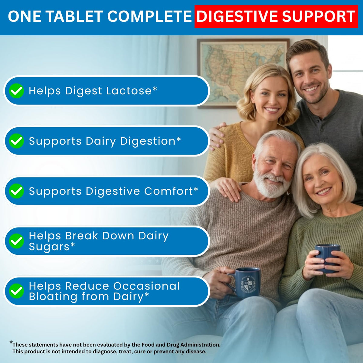 Lactase Enzyme 240 Tablets U59876