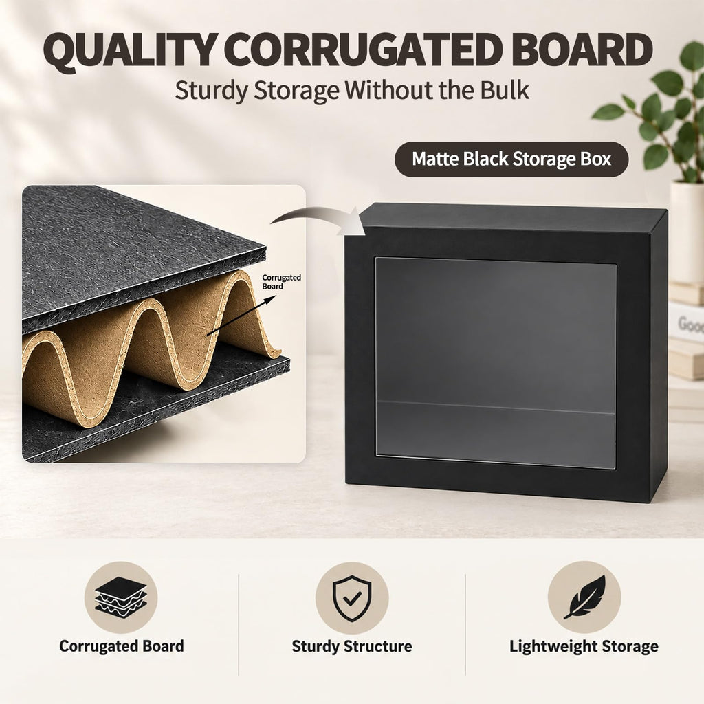 Black Cardboard Magnetic Display Box 4 Pack I839768