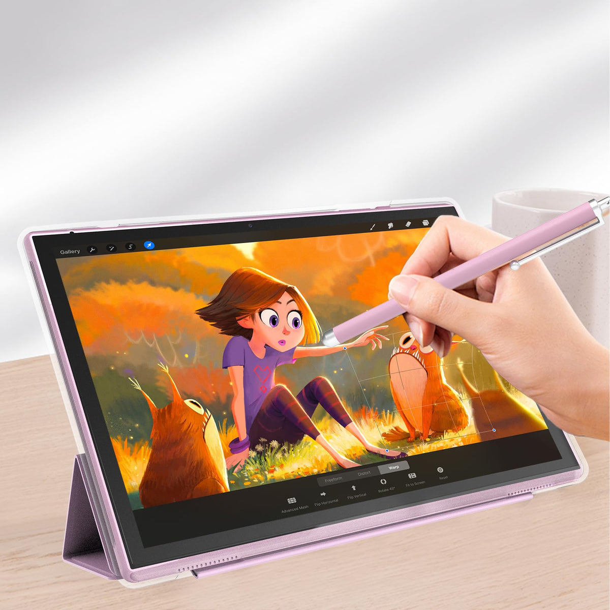 10 Inch Android Tablet with Case Stylus 8GB RAM 32GB ROM V113028