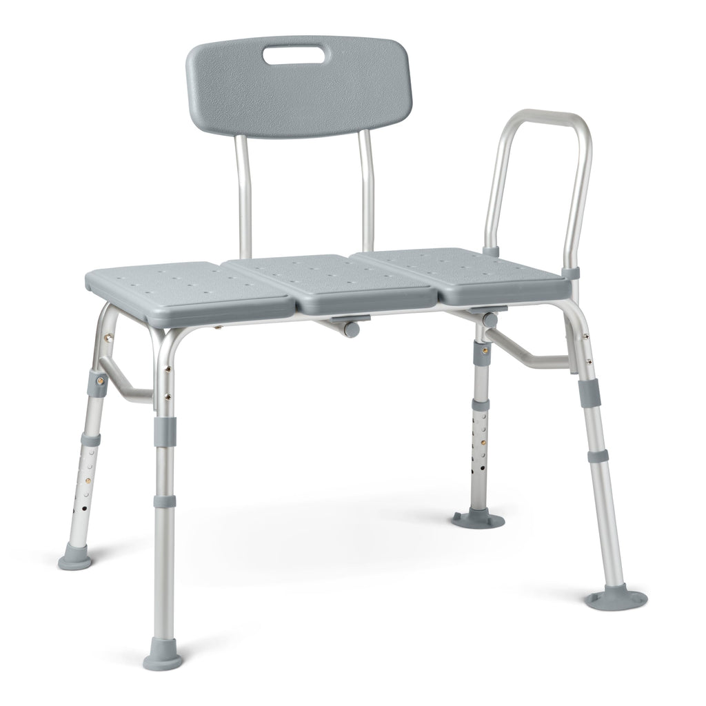 Adjustable Transfer Bench with Slip-resistant Feet W55086