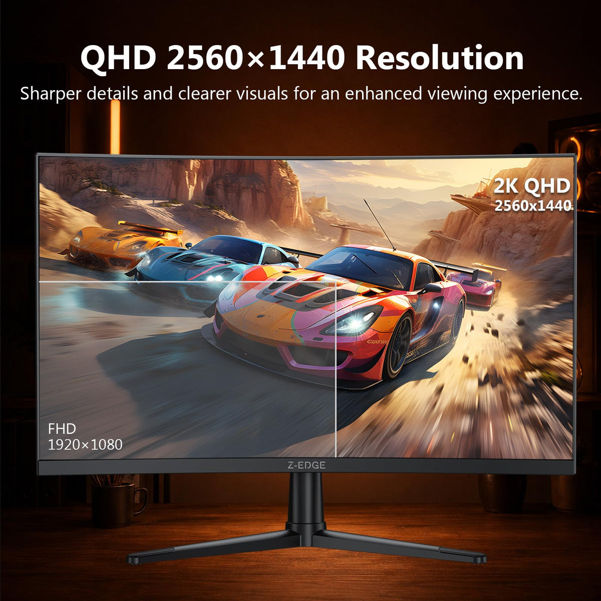 27 inch Curved QHD 1440P 240Hz Gaming Monitor C23853
