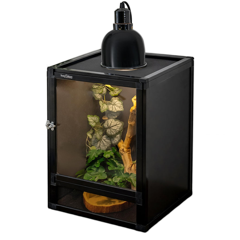 12"x12"x18" PVC Reptile Terrarium with Screen & Acrylic Doors N3524