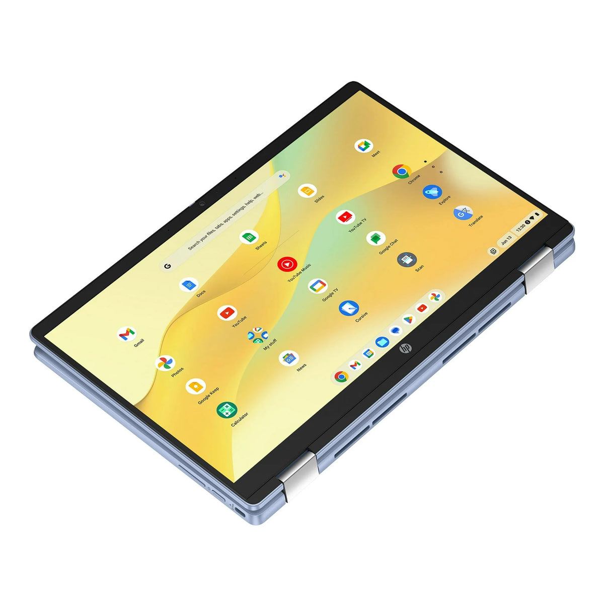 14 inch FHD IPS Touch 2-in-1 Laptop, Intel N100, 4GB RAM, 64GB eMMC, Chrome OS, Sky Blue T1439
