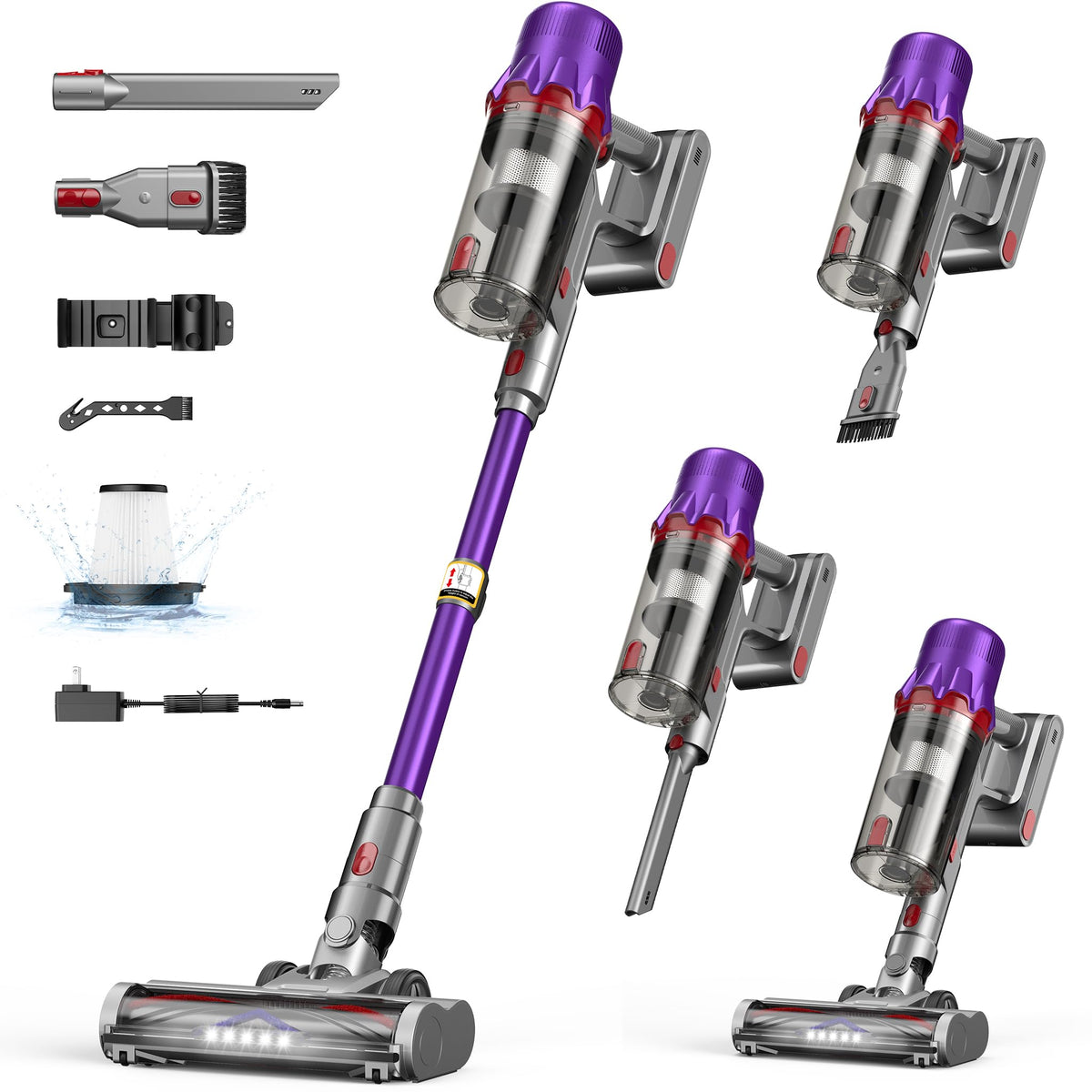Cordless Stick Vacuum with HEPA Filter K373