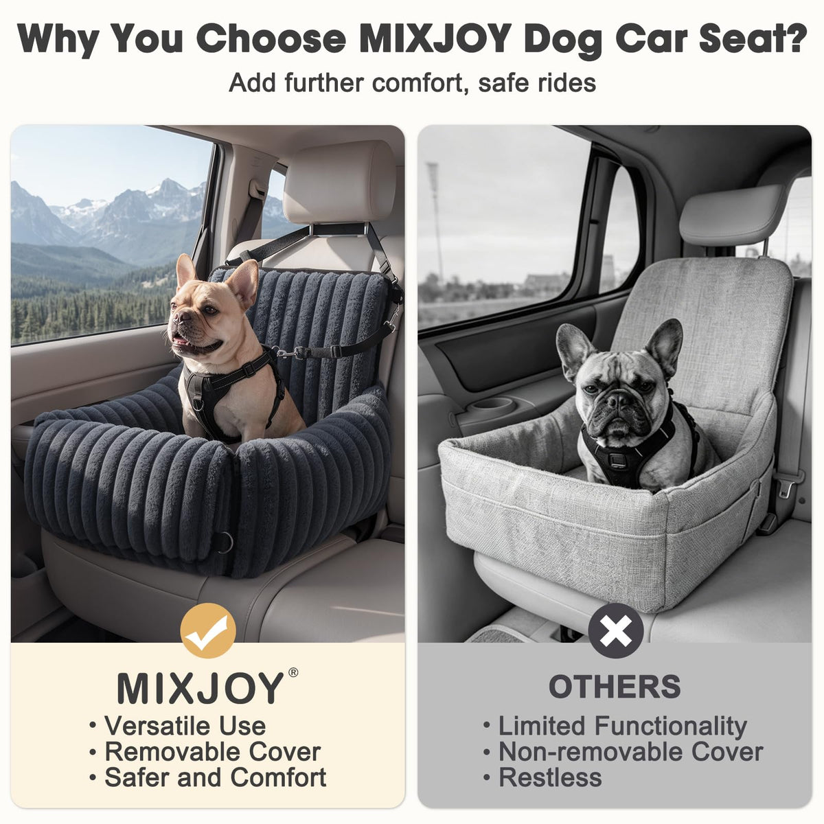 6-in-1 Dog Car Seat up to 23 lbs D35674