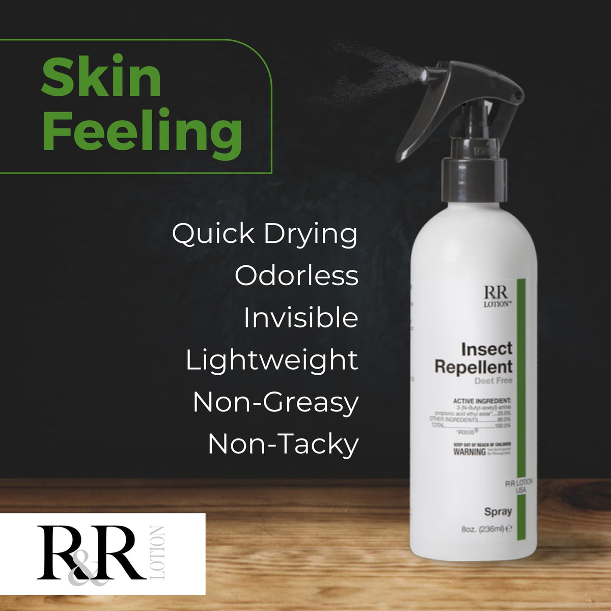 Insect Repellent Spray 8 Hour Protection 32oz Bottle M8174