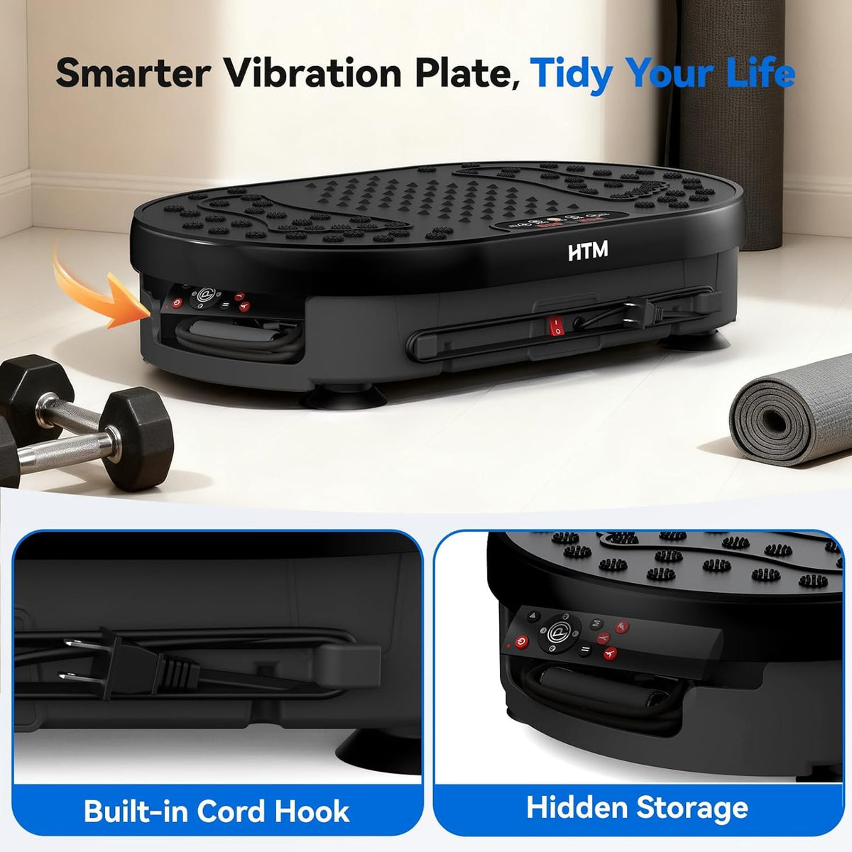 Vibration Plate Exercise Machine with Remote Control B106269