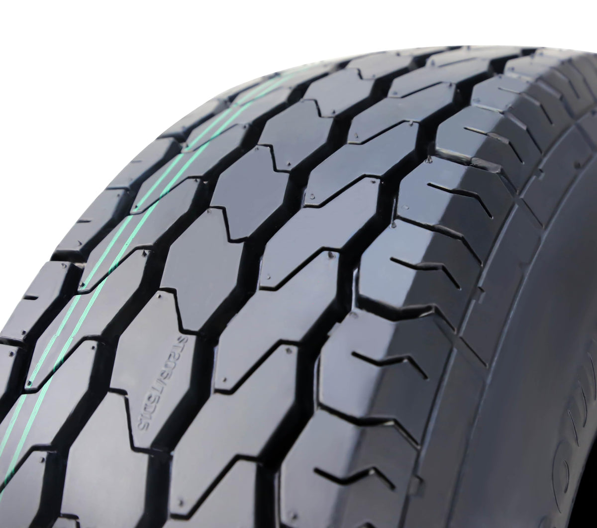 Trailer Tire Wheel ST205/75D15 6PR 101L 5X4.5 White Spoke Pk2 O72928