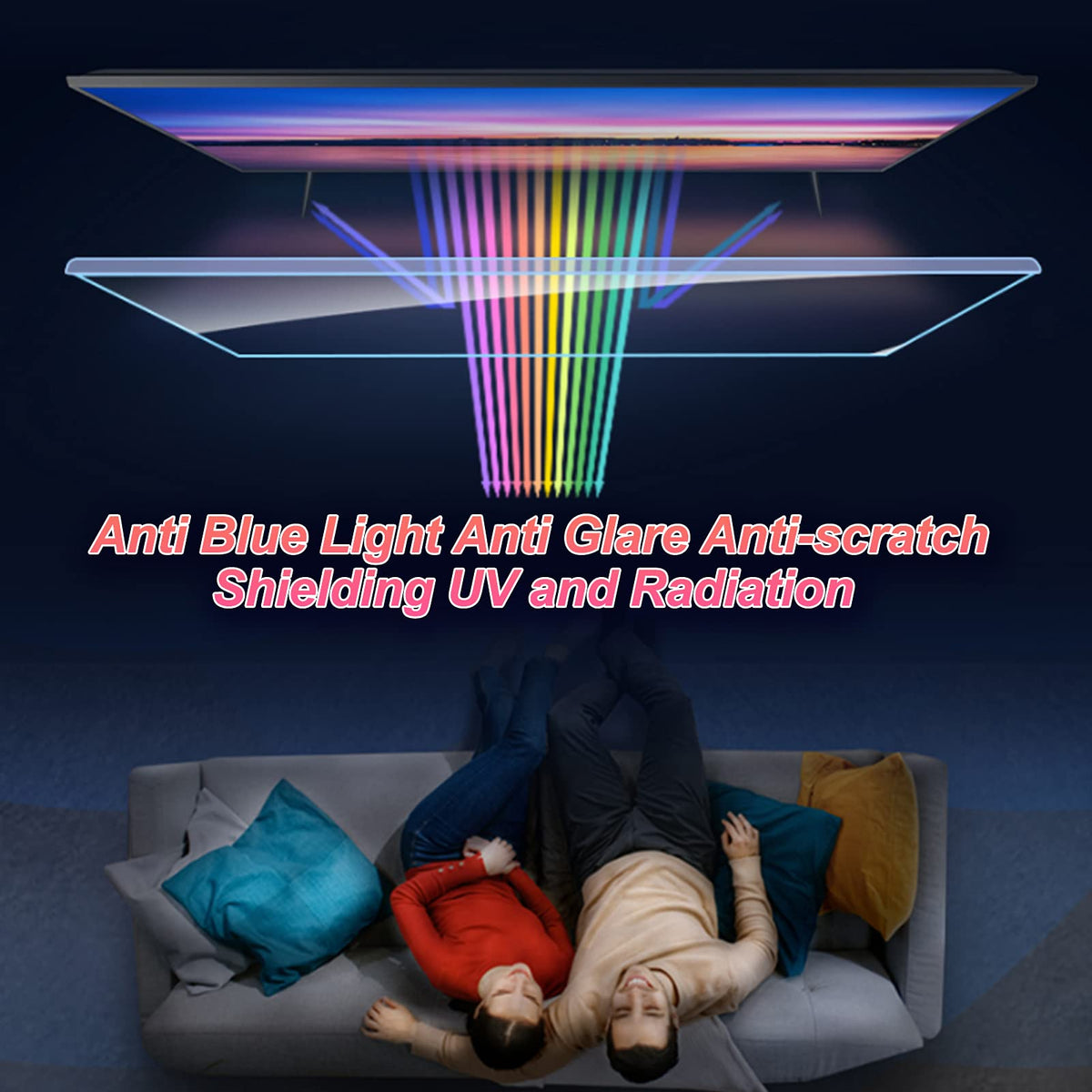 Anti-Glare Screen Protector for 32-75 Inch TV W6635