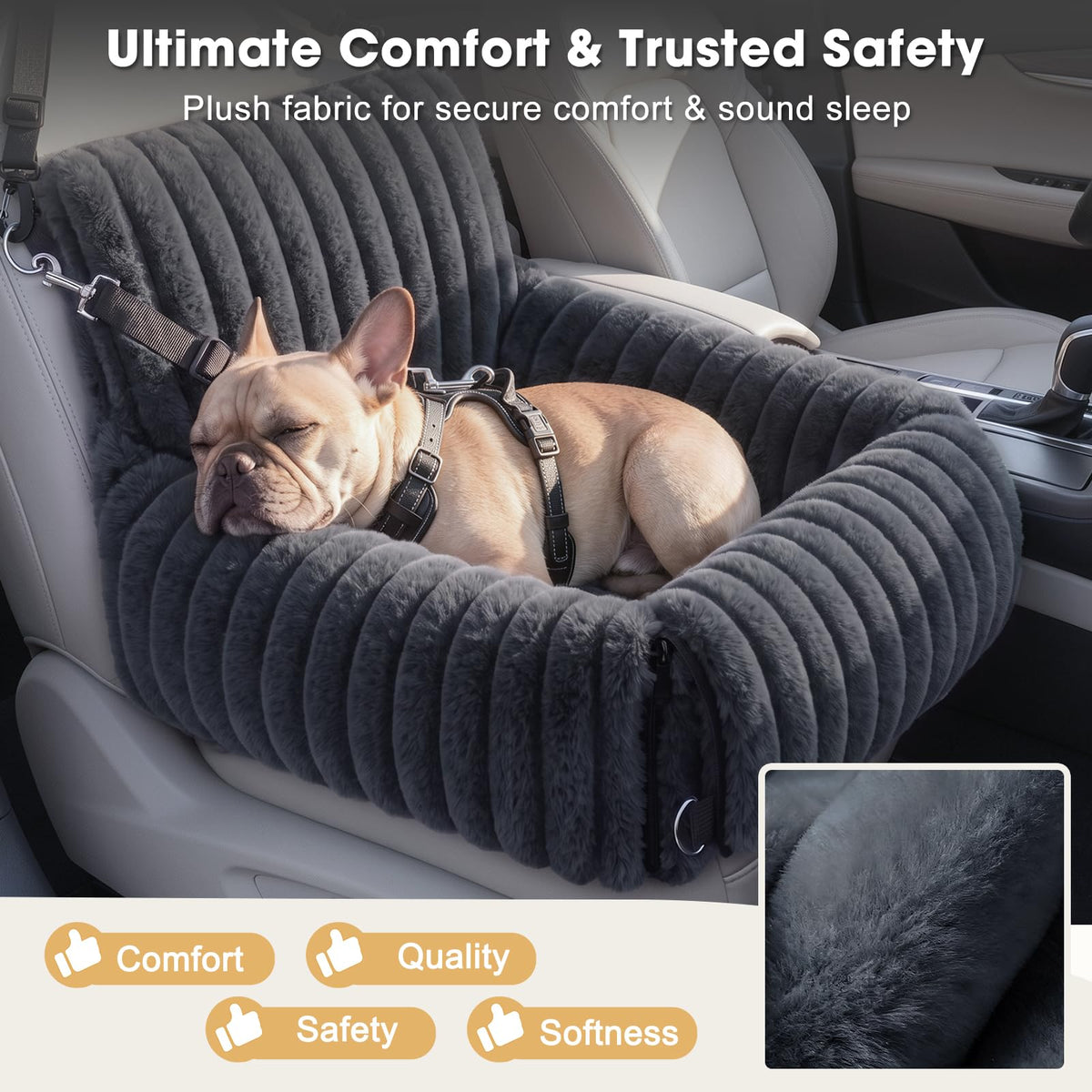 6-in-1 Dog Car Seat up to 23 lbs D35674