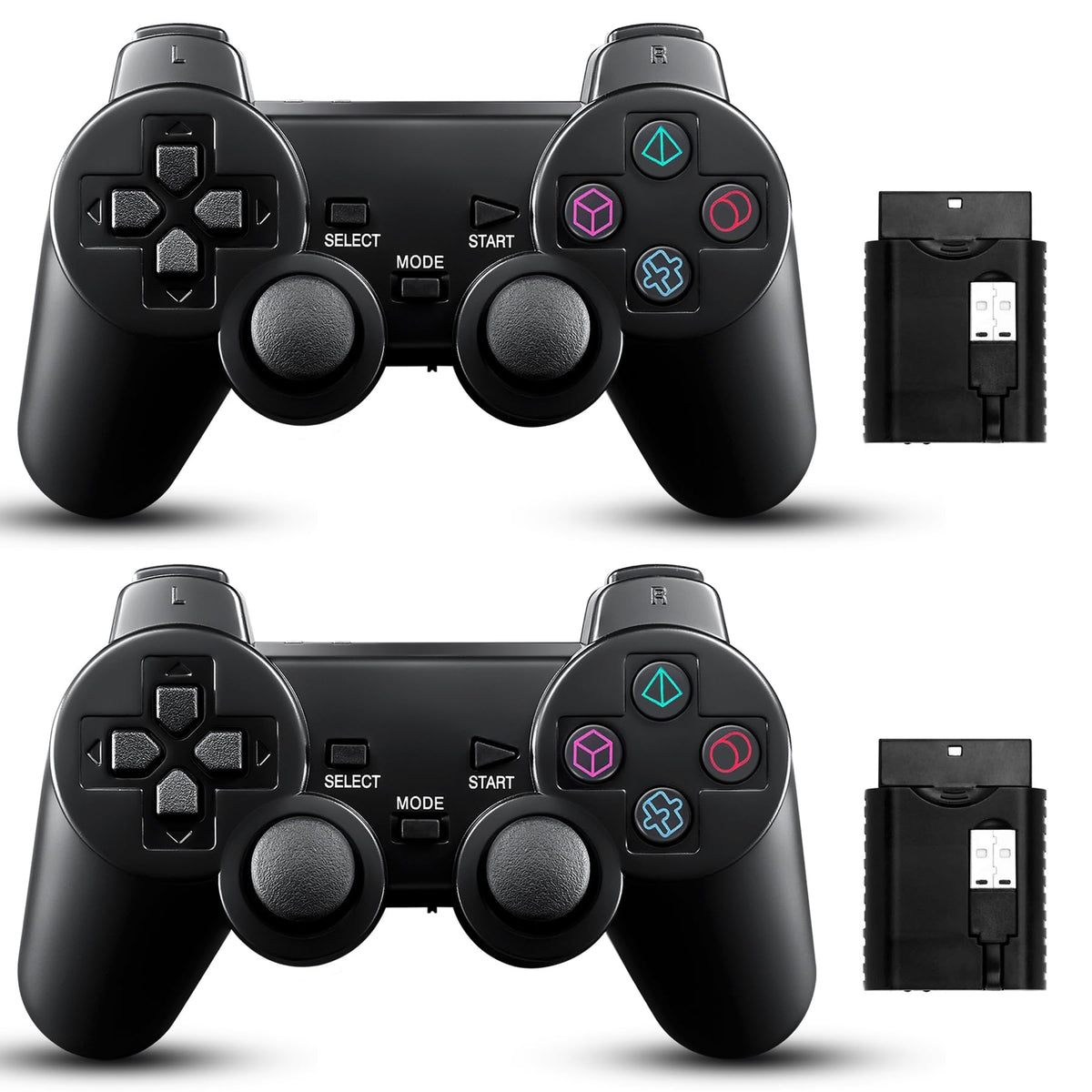 2 Pack Wireless Controller Gamepad U835079