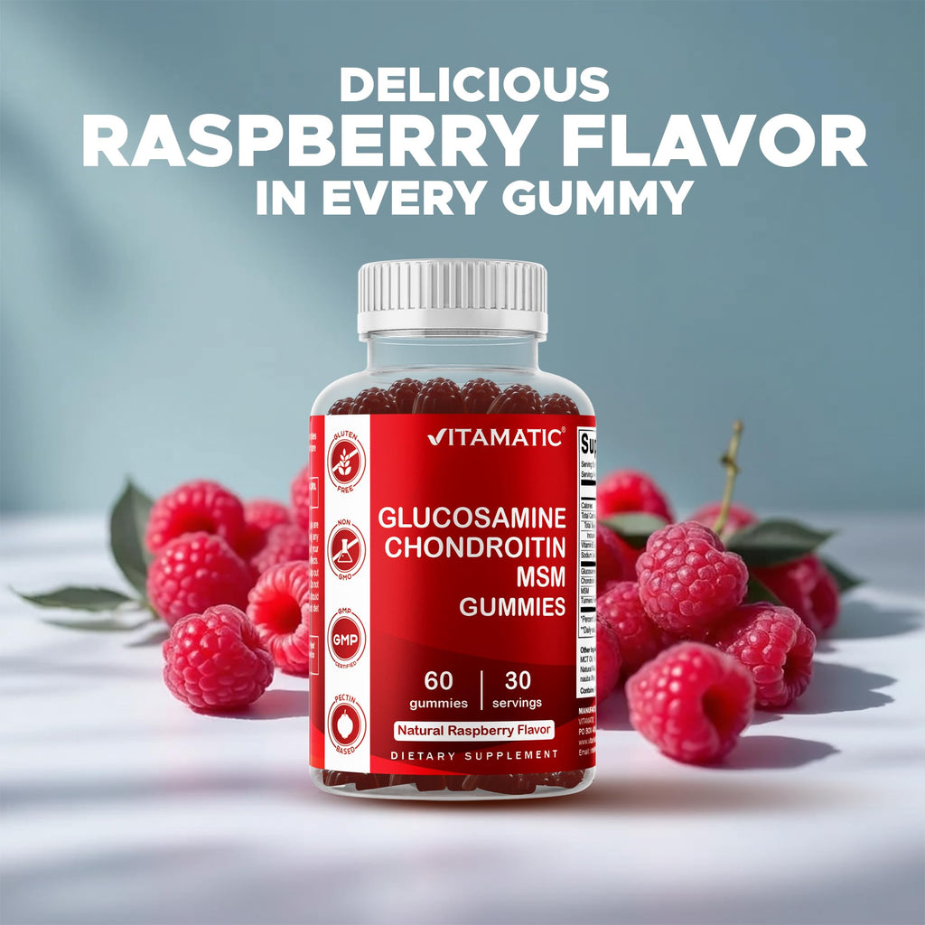 Glucosamine Chondroitin with MSM & Vitamin E 60 Gummies B920488
