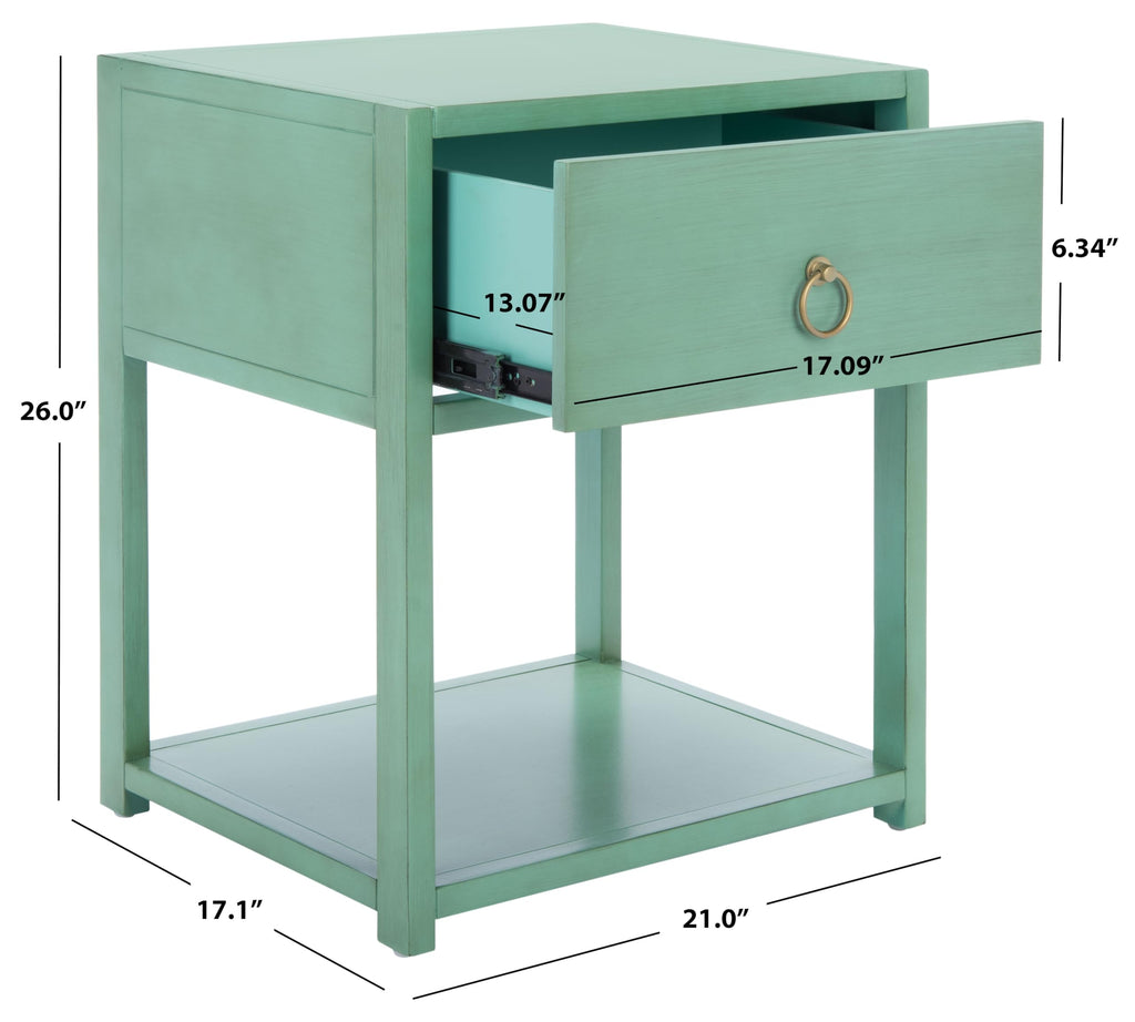 1 Drawer Wood Night Stand Z531