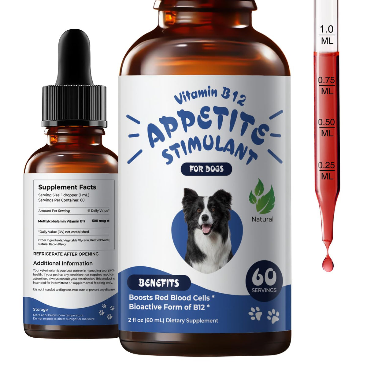 Liquid Vitamin B12 & Methylcobalamin Drops H904704