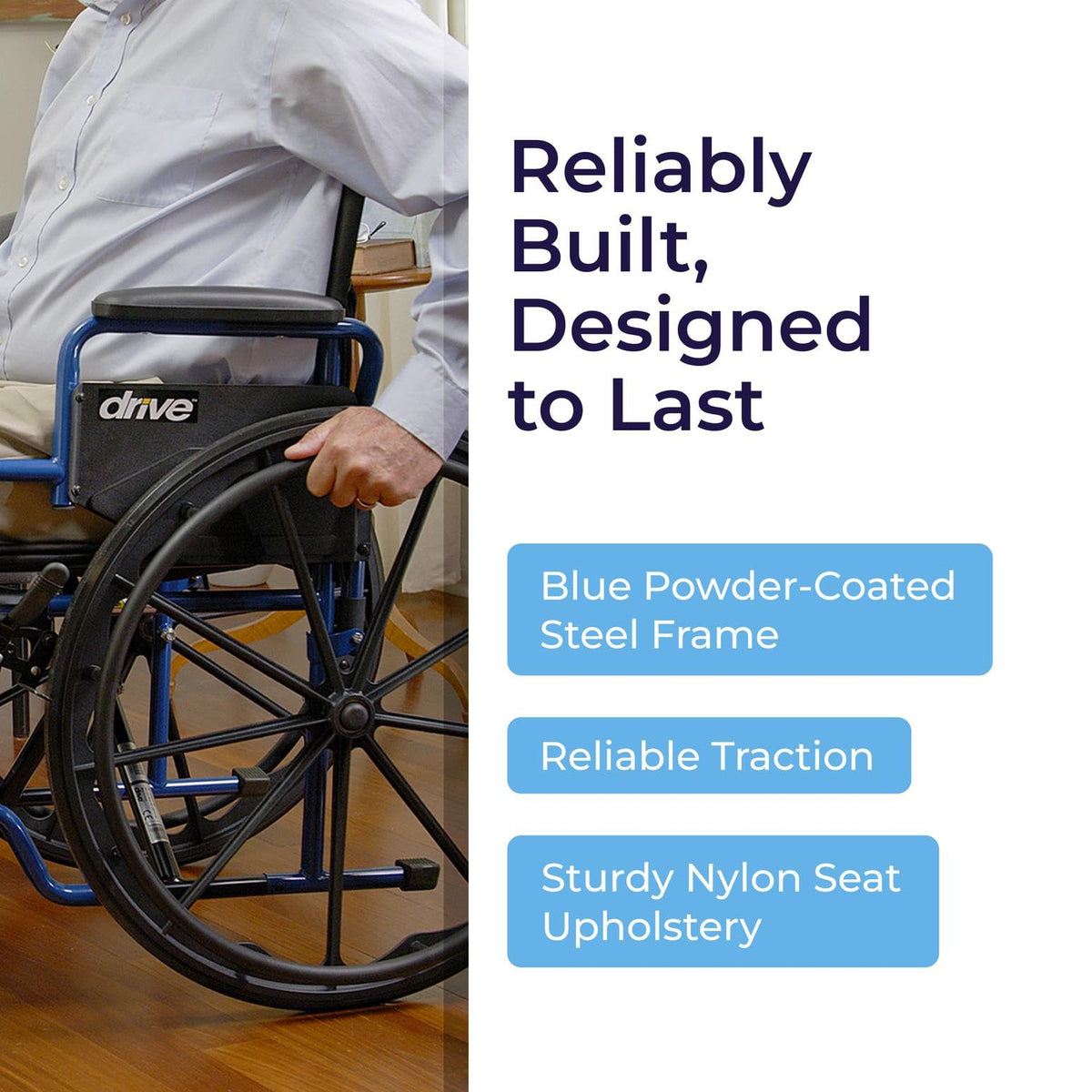 Blue Streak Lightweight Wheelchair J1928