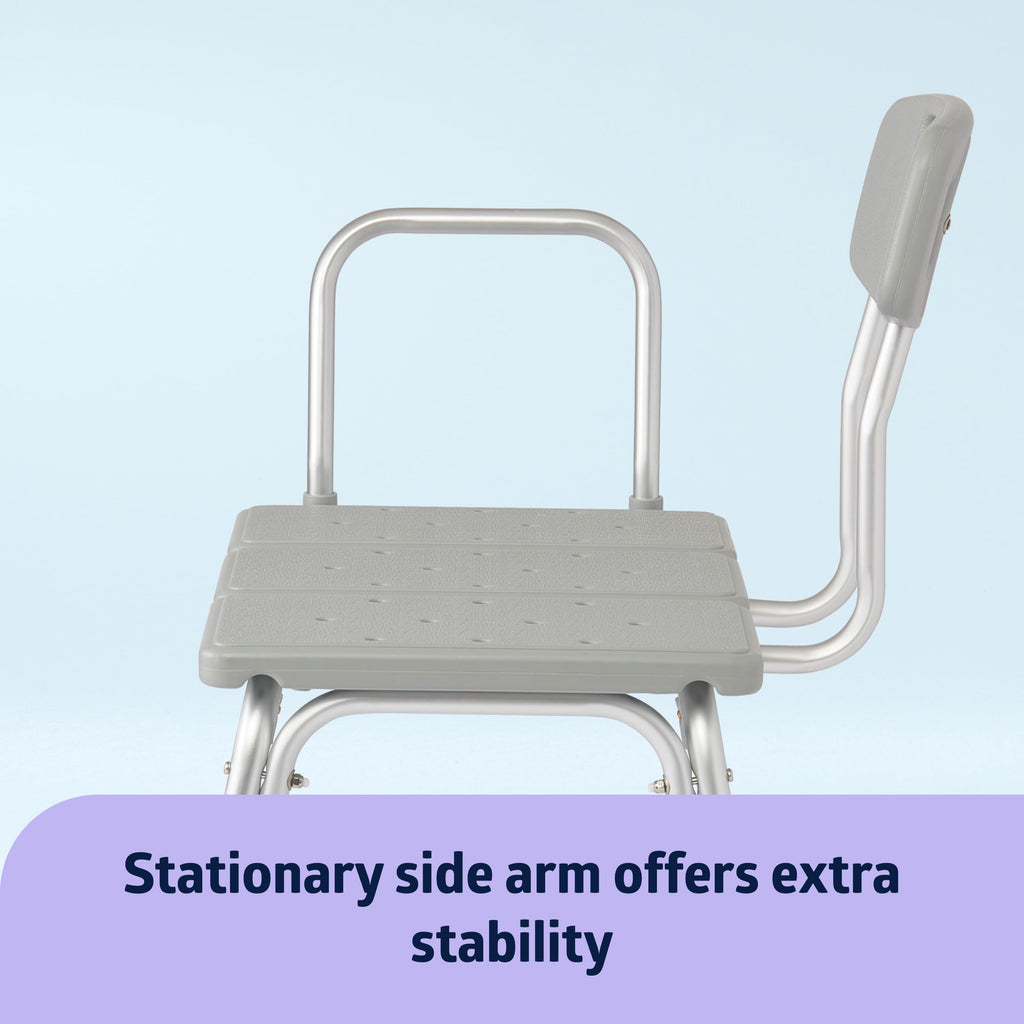 Adjustable Transfer Bench with Slip-resistant Feet W55086