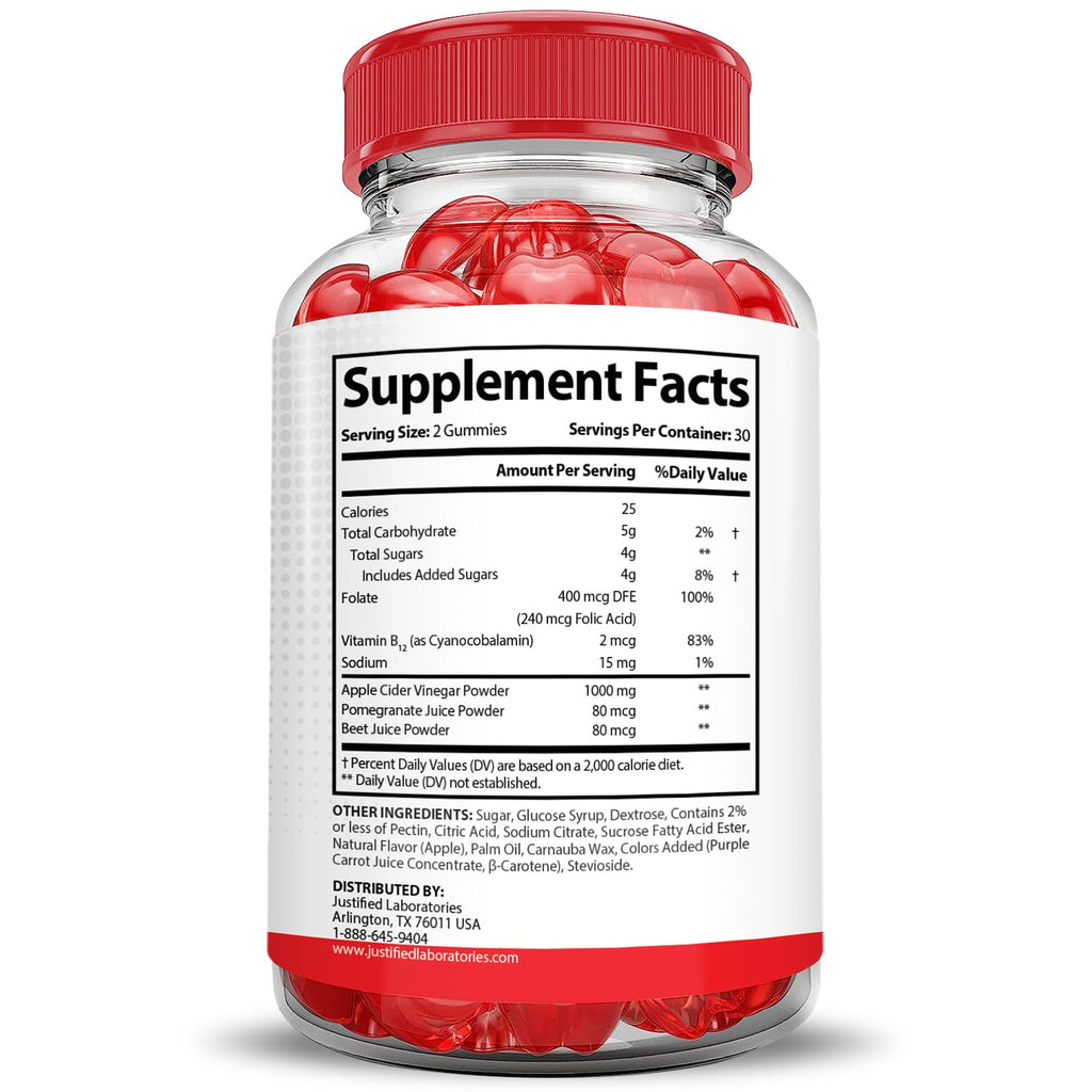 Vital Pump XL Performance Gummies 1000MG Beet Juice B12 Vegan Non GMO 120 Gummys U239113
