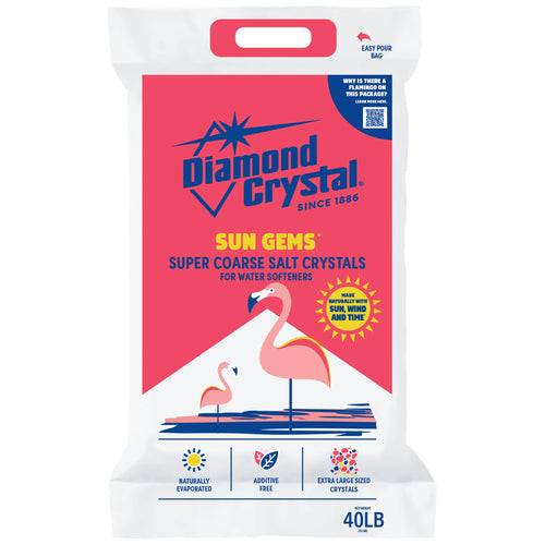 2 Pack Super Coarse Water Softener Salt, 40 Pounds L242