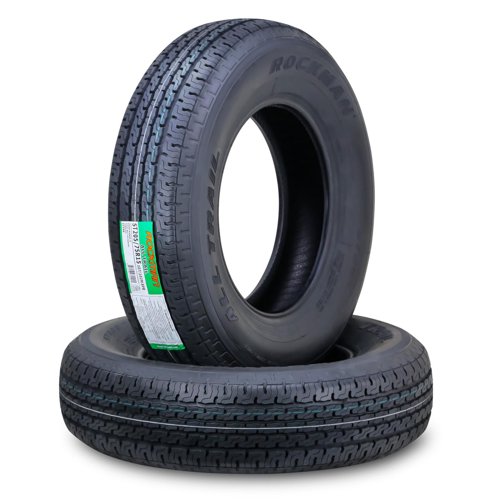 Trailer Tire ST205/75R15 8-Ply Load Range D Radial Set2 L40923