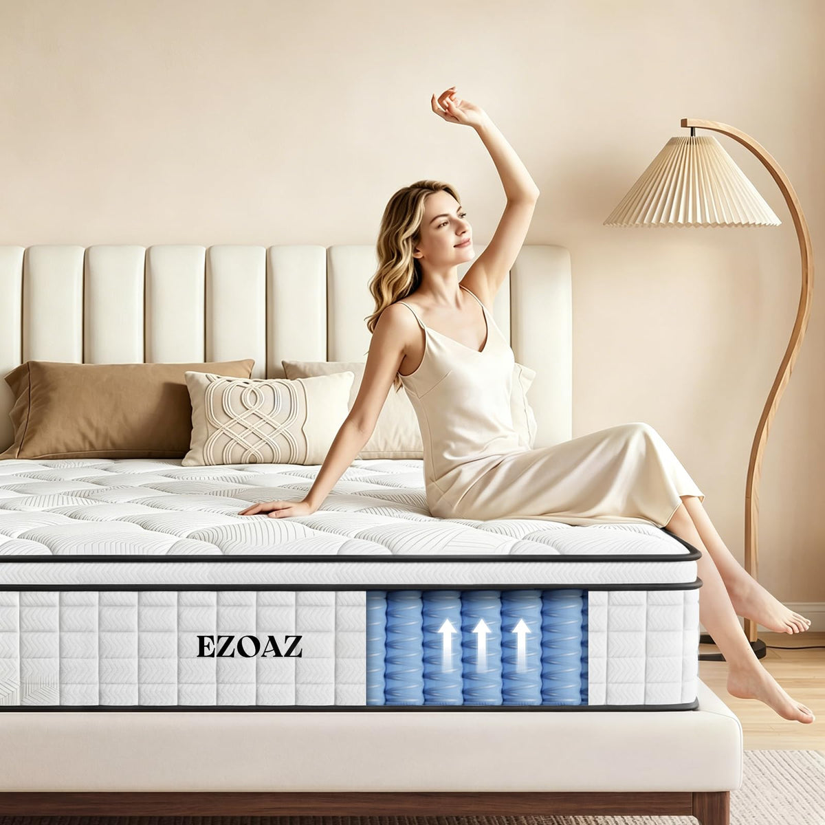 12 Inch Medium Firm Hybrid Full Mattress O4261