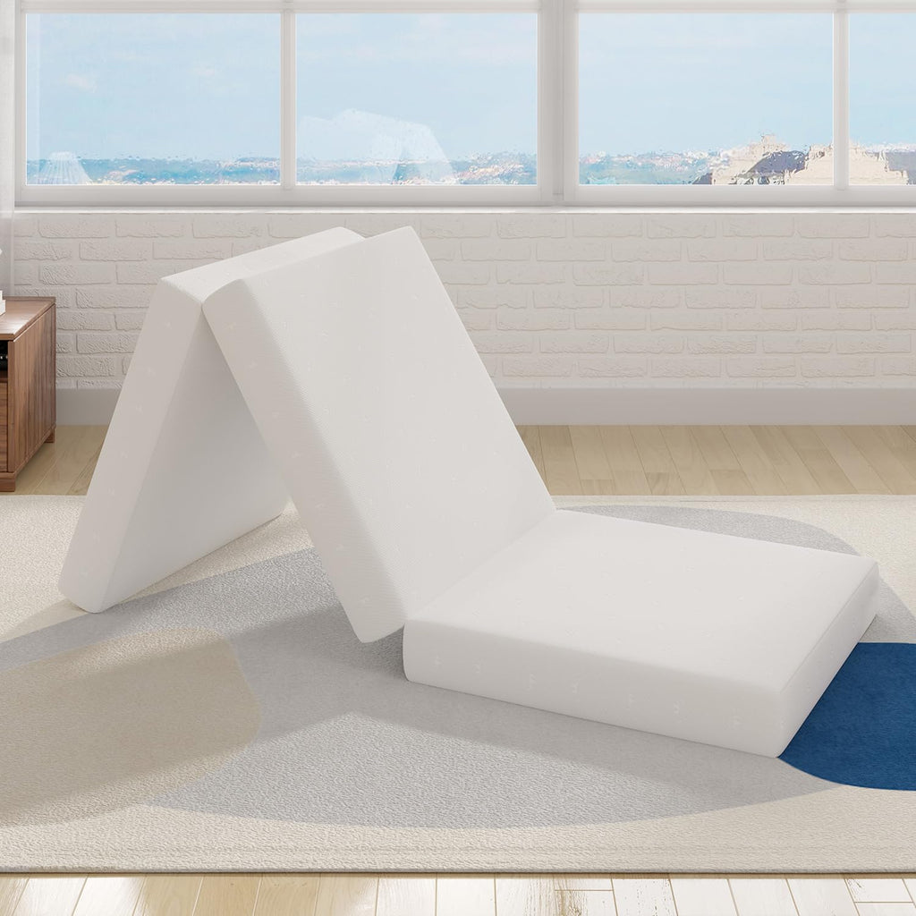 4 Inch Memory Foam Tri-fold Mattress Topper J82236