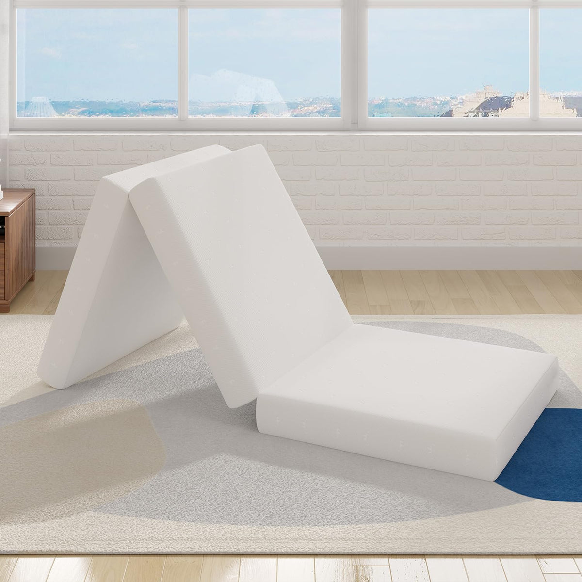 4 Inch Memory Foam Tri-fold Mattress Topper J82236