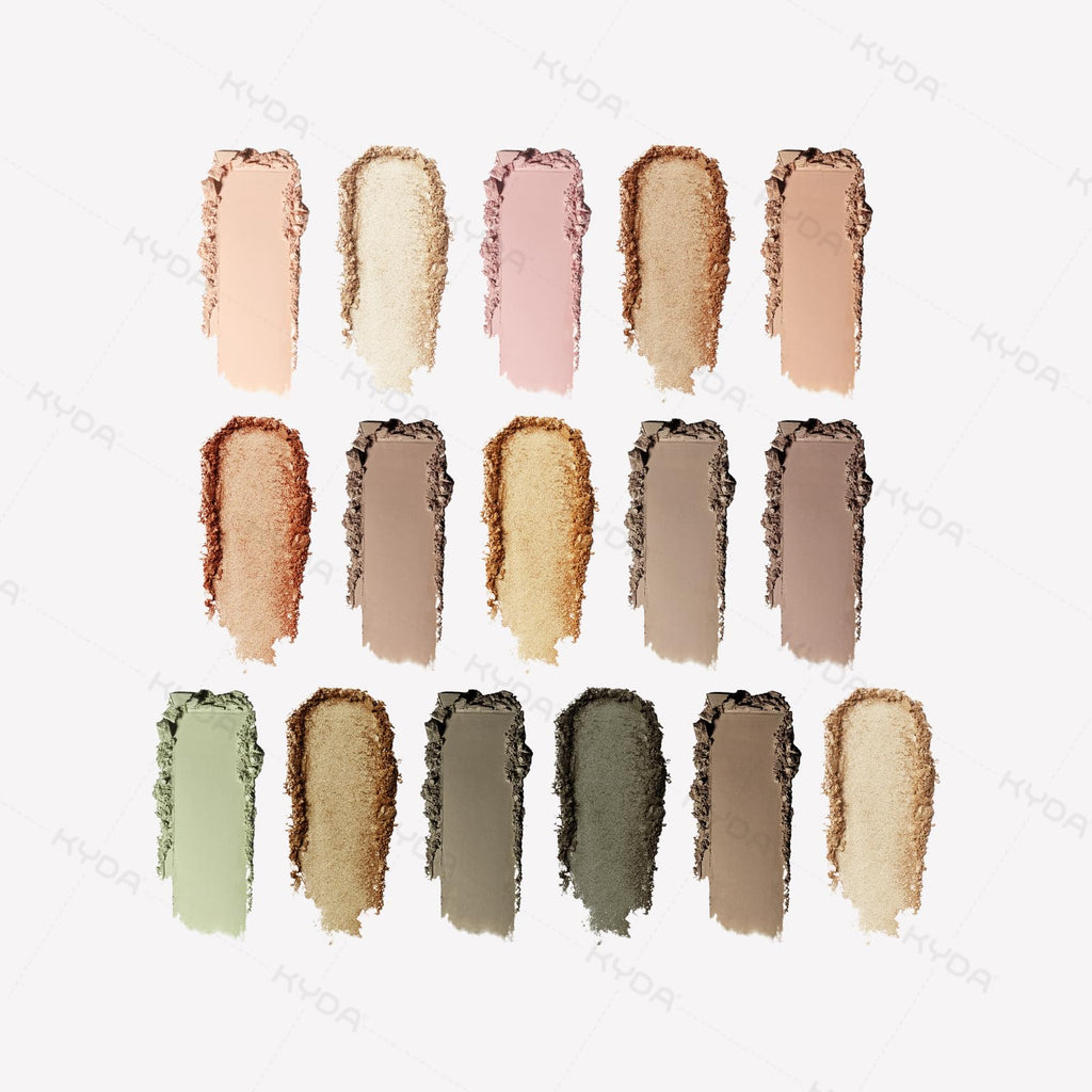 16 Colors Baked Eyeshadow Palette Matte Shimmer Finish F13769