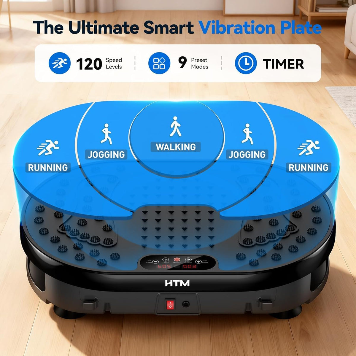 Vibration Plate Exercise Machine with Remote Control B106269