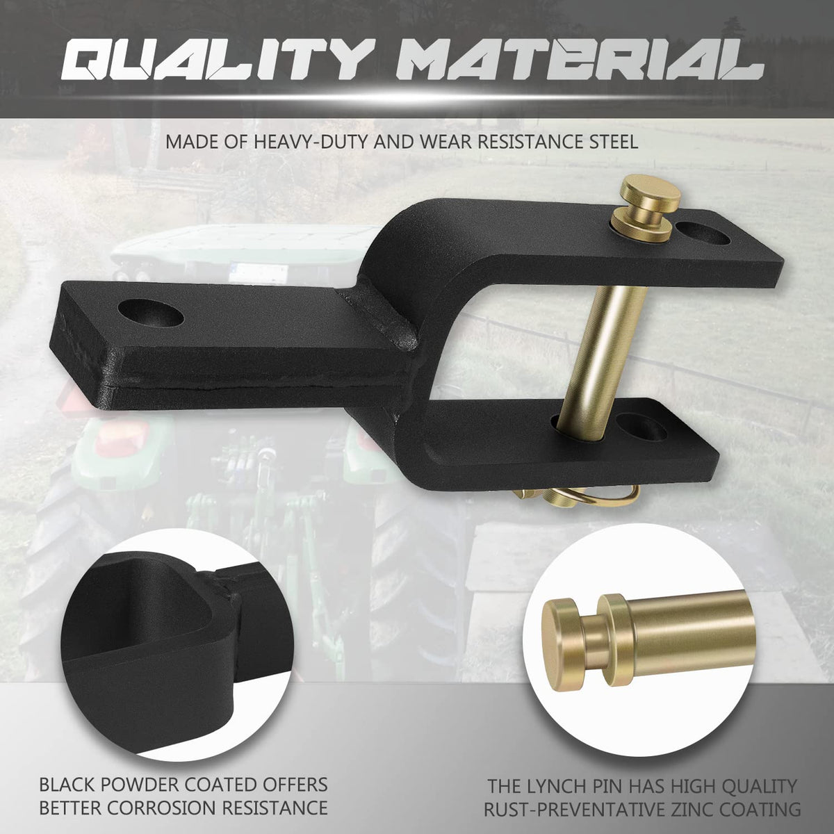 Category 1 3-Point Quick Hitch Adapter R153