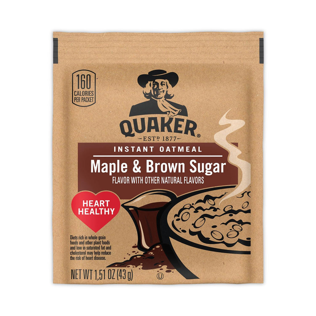 Instant Oatmeal Cereal, Maple and Brown Sugar, 40-1.51 oz packets R426772