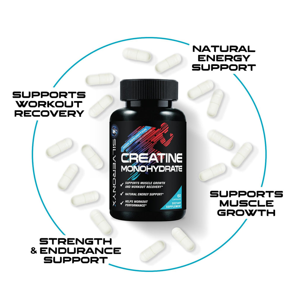 Micronized Creatine Monohydrate 3000mg 60 Capsules I289897