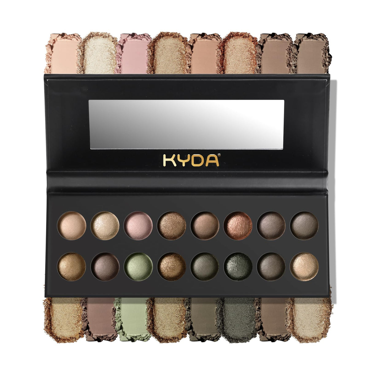 16 Colors Baked Eyeshadow Palette Matte Shimmer Finish F13769