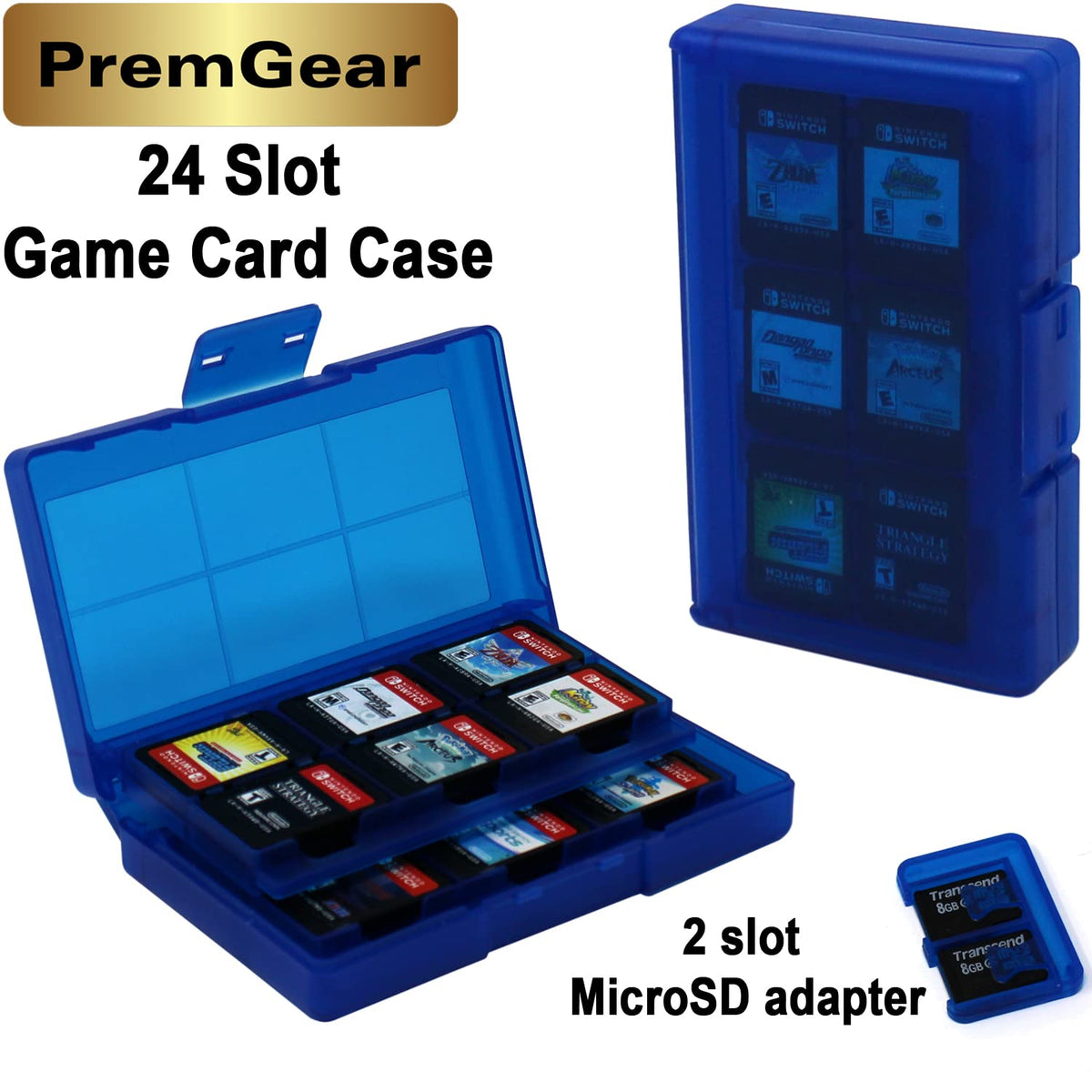 Nintendo Switch Game with Thumb Grips, Game Card Holder & Cleaning Cloth O725996