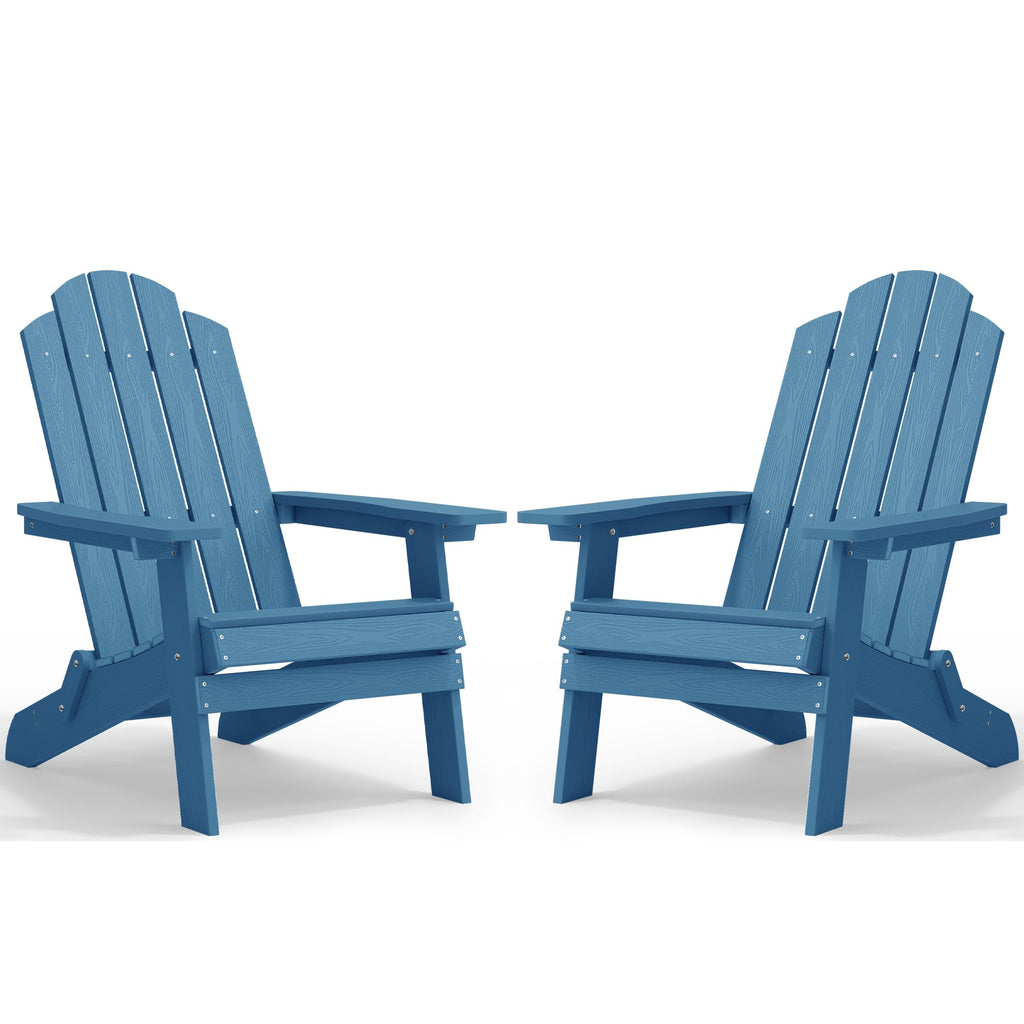 Folding Adirondack Chairs Set of 2 Plastic Chair X948963