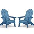 Folding Adirondack Chairs Set of 2 Plastic Chair X948963